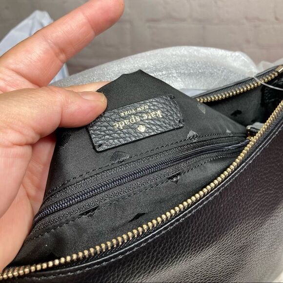 KATE SPADE melody black flap shoulder bag $399 - Picture 8 of 11